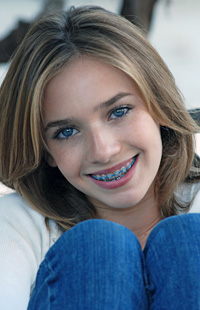 girl with braces